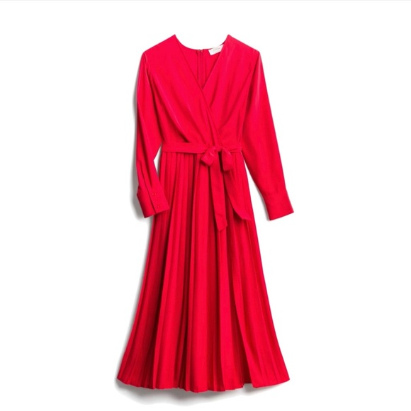 Katie Sturino Dresses & Skirts - Katie Sturino x StitchFix Arnette Ryan pleated midi dress